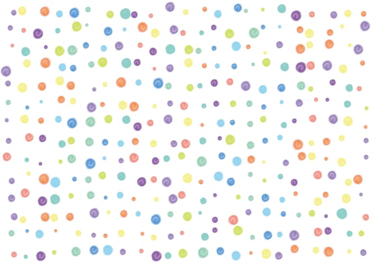 可愛いイラスト無料 水玉 手書き カラフル ランダム 背景 Free Illustration Polka Dot Handwritten Colorful Random Background 公式 イラストダウンロード