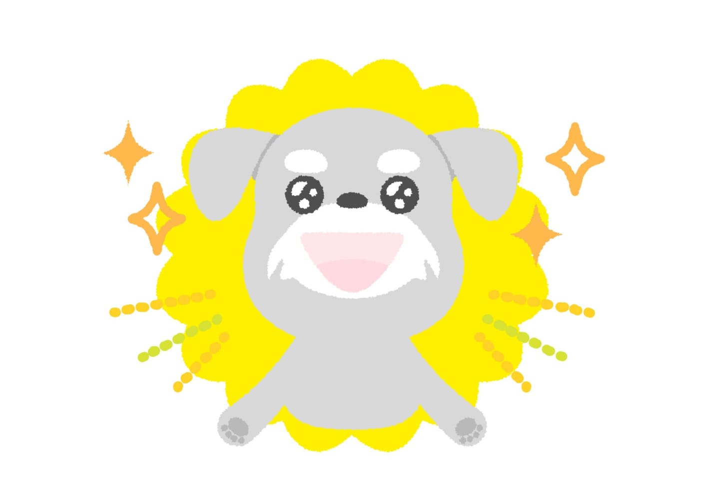 可愛いイラスト無料｜犬 キラキラ 目 − free illustration Dog glitter eyes｜【公式】イラスト素材サイト ...