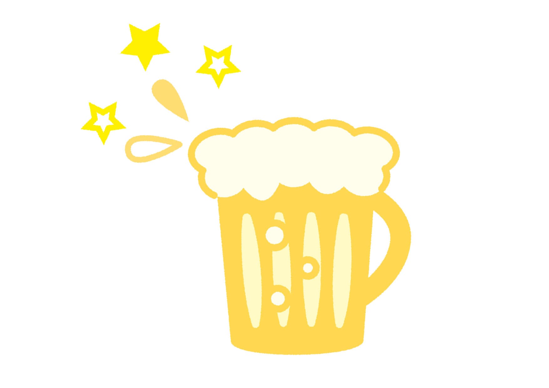 可愛いイラスト無料｜ビール − free illustration Beer