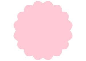 シンプル　やわらかい　フレーム　ピンク　イラスト　無料