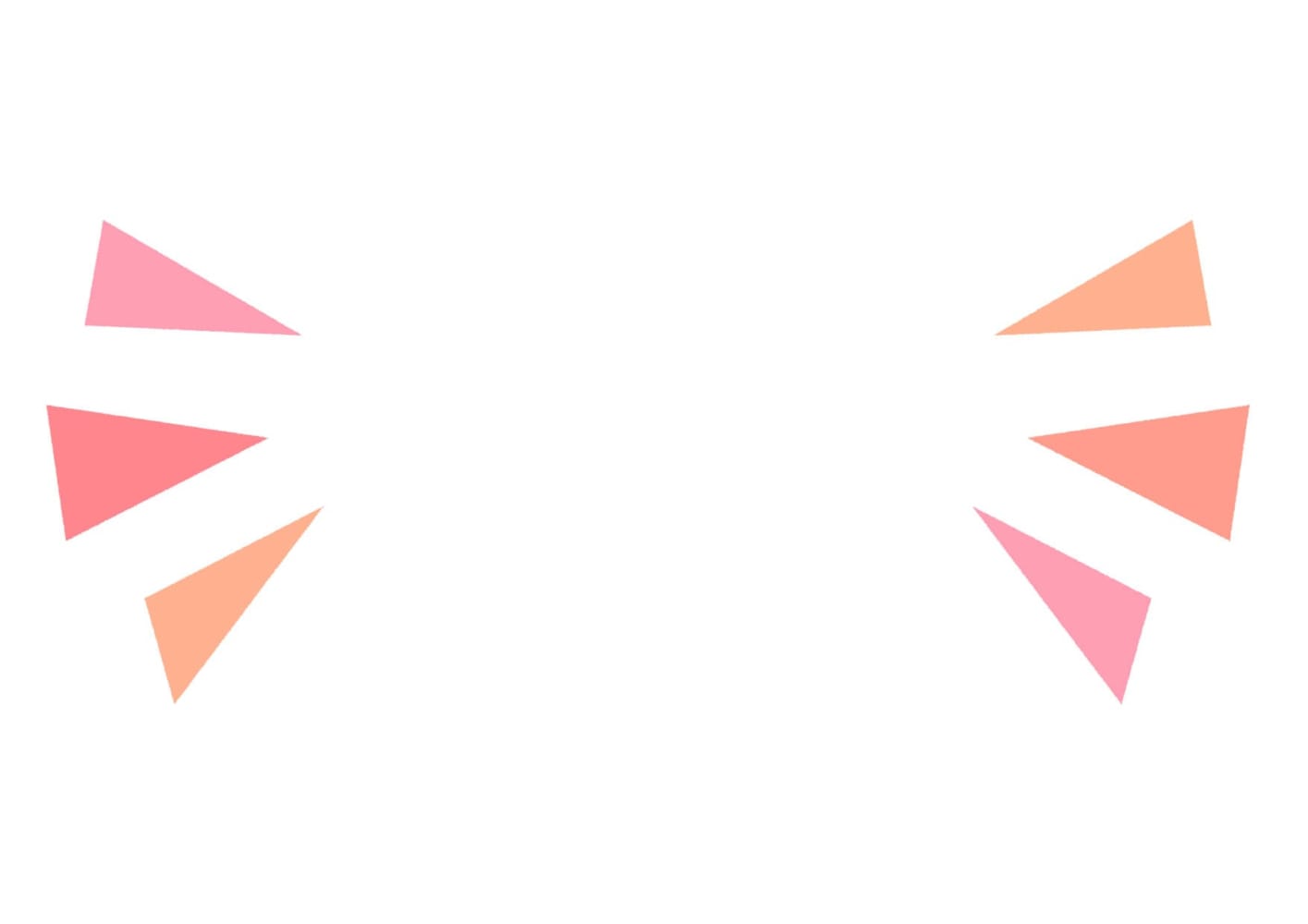 可愛いイラスト無料｜気づき アイコン ピンク − free illustration Triangle icon pink |【公式