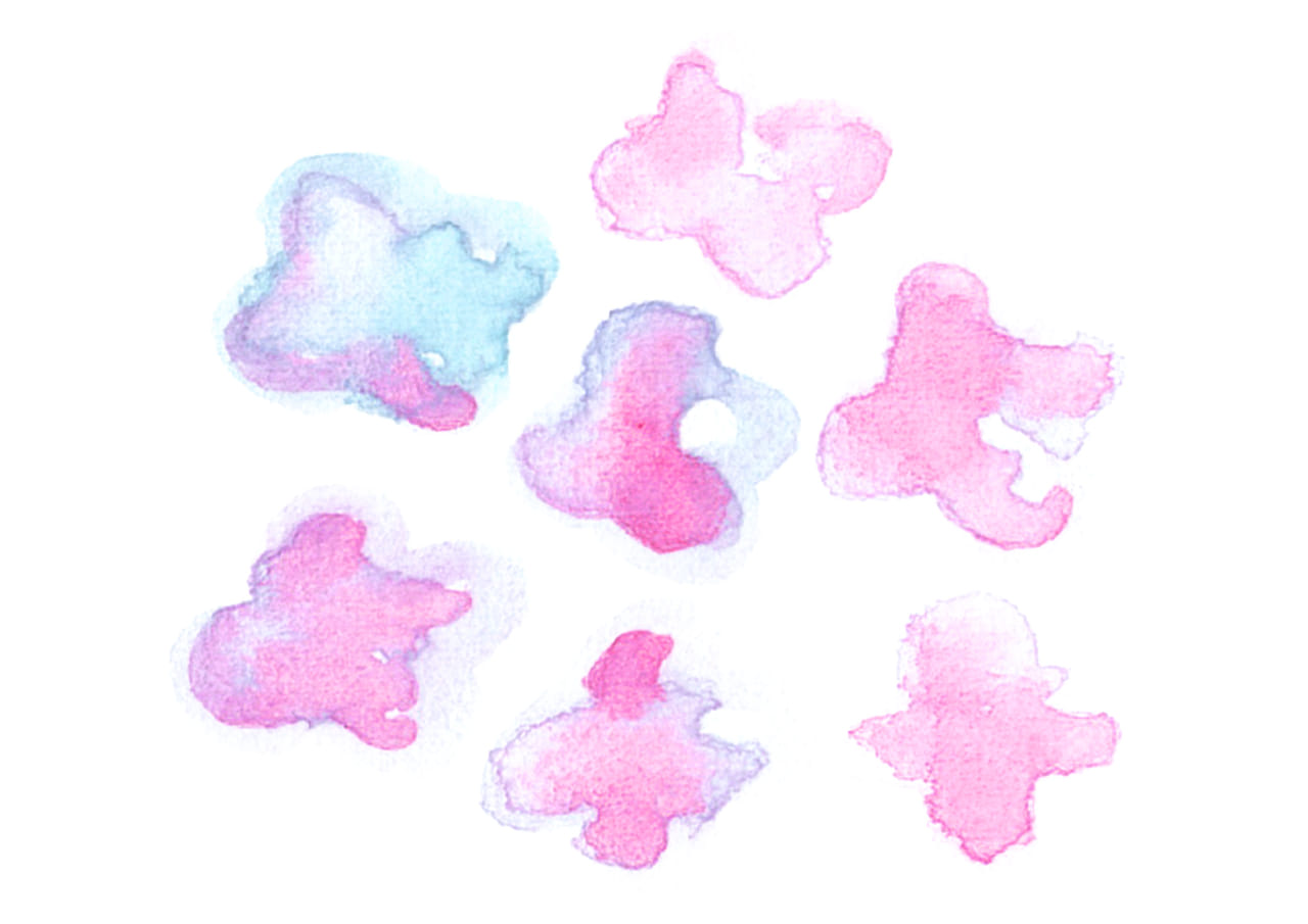 可愛いイラスト無料 水彩 あじさい ピンク色 公式 イラスト素材サイト イラストダウンロード