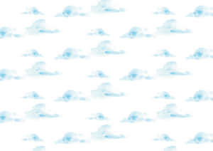 水彩　雲　背景　パターン　イラスト　無料