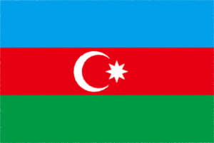 国旗 イラスト 無料｜アゼルバイジャン共和国の国旗