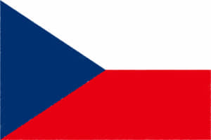 国旗 イラスト 無料｜チェコ共和国の国旗