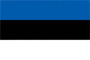 国旗 イラスト 無料｜エストニア共和国の国旗