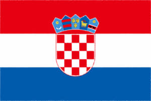 国旗 イラスト 無料｜クロアチア共和国の国旗