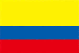 国旗 イラスト 無料｜コロンビア共和国の国旗