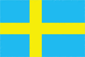 国旗 イラスト 無料｜スウェーデン王国の国旗