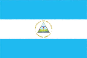 国旗 イラスト 無料｜ニカラグア共和国の国旗