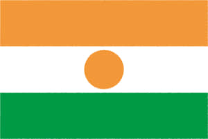 国旗 イラスト 無料｜ニジェール共和国の国旗