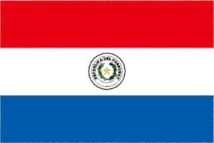 国旗 イラスト 無料｜パラグアイ共和国の国旗