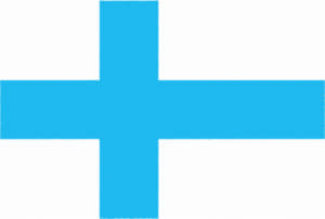 国旗 イラスト 無料｜フィンランド共和国の国旗