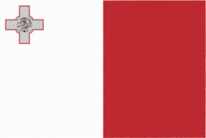 国旗 イラスト 無料｜マルタ共和国の国旗