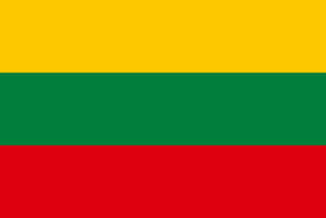 国旗 イラスト 無料｜リトアニア共和国の国旗