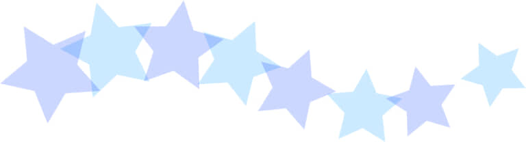 可愛いイラスト無料 罫線 ライン 星のボーダー 青色 公式 イラスト素材サイト イラストダウンロード