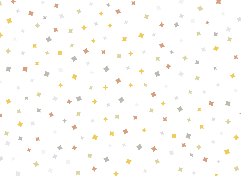 イラスト無料｜紙吹雪の背景　金色　銀色　パーティ　装飾　飾り　明るい色味　シンプルな花