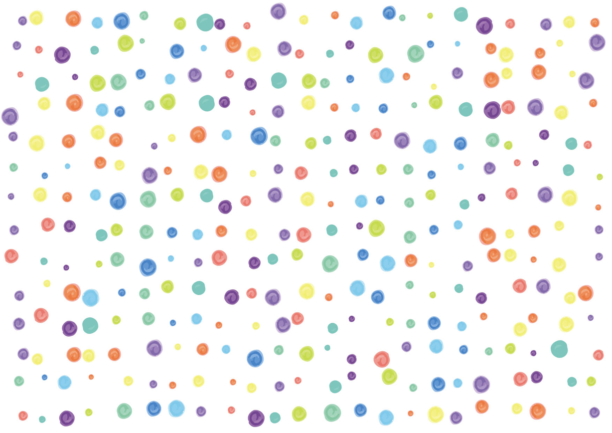 可愛いイラスト無料 水玉 手書き カラフル ランダム 背景 Free Illustration Polka Dot Handwritten Colorful Random Background 公式 イラストダウンロード
