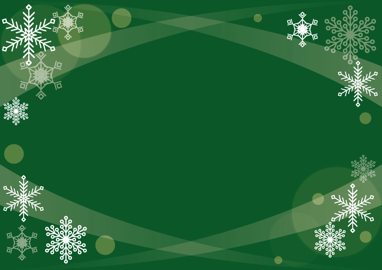 可愛いイラスト無料 背景 クリスマス 雪の結晶 緑 Free Illustration Background Christmas Snowflake Green 公式 イラストダウンロード