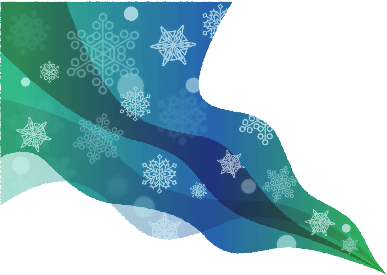手書きイラスト無料 雪の結晶 風 グラデーション 背景 青色 公式 イラストダウンロード
