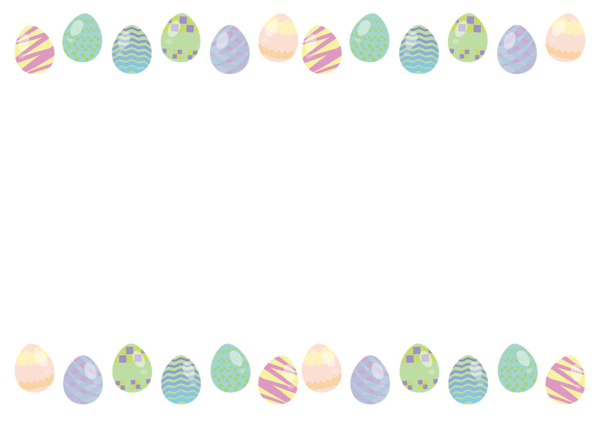 可愛いイラスト無料 イースターエッグ 背景 Free Illustration Easter Egg Background 公式 イラスト 素材サイト イラストダウンロード