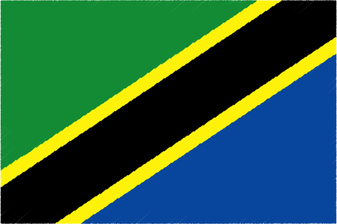 国旗 イラスト 無料 タンザニア連合共和国の国旗 公式 イラストダウンロード