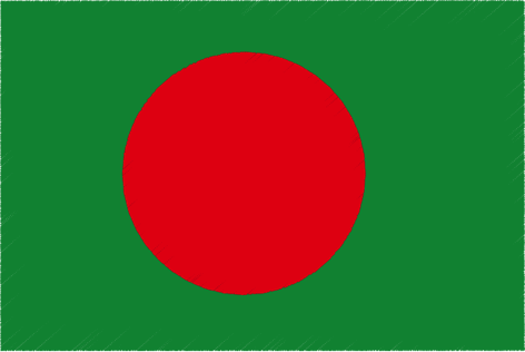 国旗 イラスト 無料｜バングラデシュ人民共和国の国旗 | イラストダウンロード