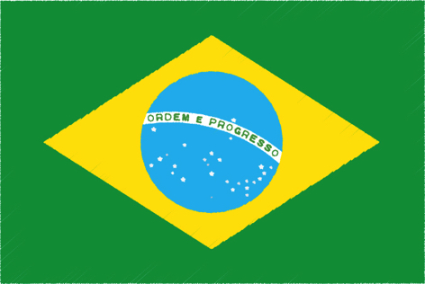 国旗 イラスト 無料 ブラジル連邦共和国の国旗 公式 イラストダウンロード