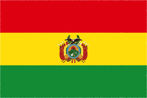 国旗 イラスト 無料 ボリビア多民族国の国旗 公式 イラスト素材サイト イラストダウンロード