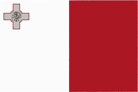 国旗 イラスト 無料 マルタ共和国の国旗 公式 イラストダウンロード