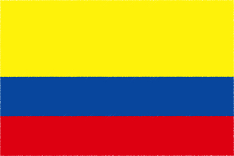 国旗 イラスト 無料 コロンビア共和国の国旗 公式 イラスト素材サイト イラストダウンロード