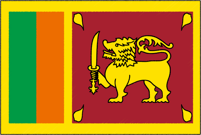 国旗 イラスト 無料 スリランカ民主社会主義共和国の国旗 公式 イラスト素材サイト イラストダウンロード