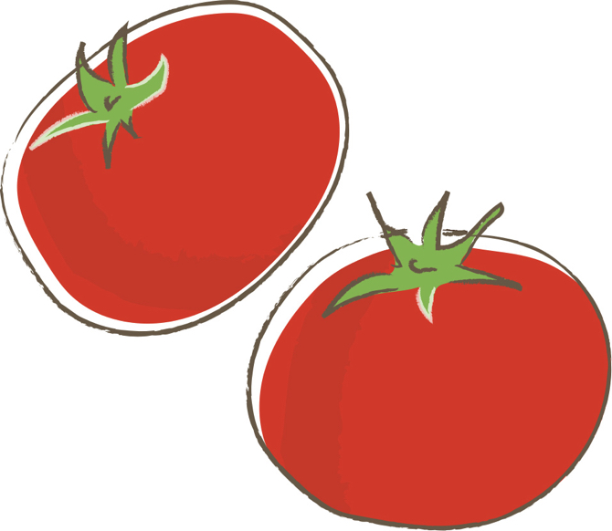 可愛いイラスト無料 野菜 トマト 公式 イラスト素材サイト イラストダウンロード