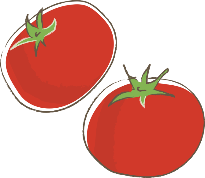可愛いイラスト無料 野菜 トマト 公式 イラスト素材サイト イラストダウンロード