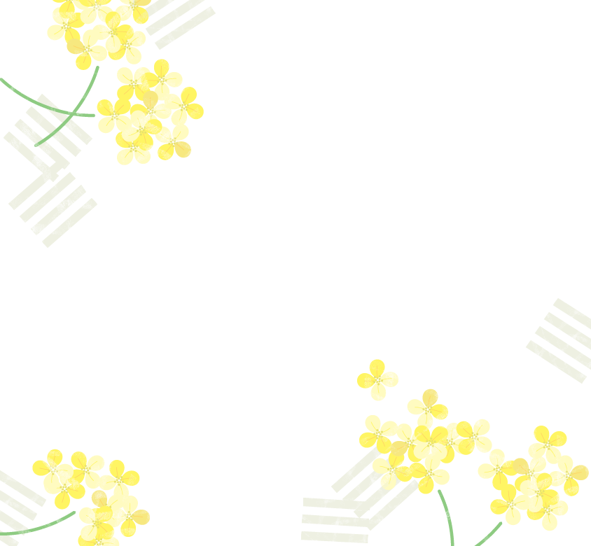 イラスト無料 春 シンプルな菜の花の背景素材 公式 イラストダウンロード