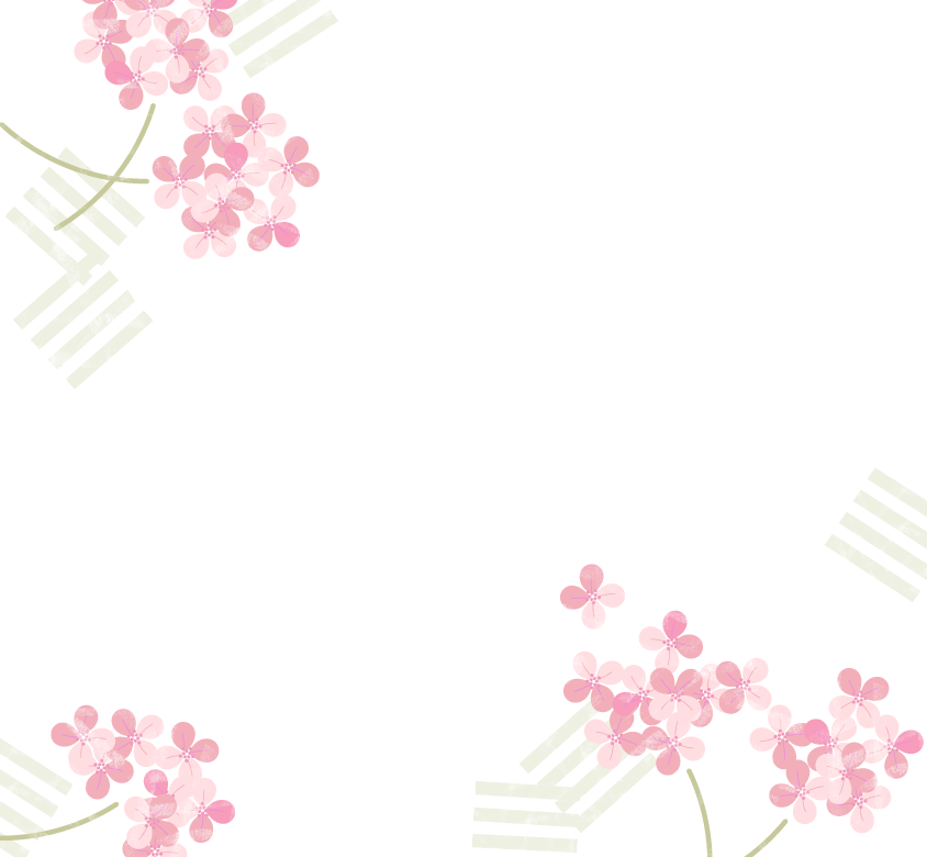 イラスト無料 シンプルな花の背景素材 春 ピンク色 公式 イラストダウンロード