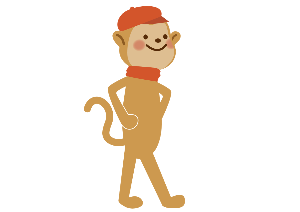 可愛いイラスト無料 猿 お父さん Free Illustration Monkey Dad 公式 イラスト素材サイト イラストダウンロード