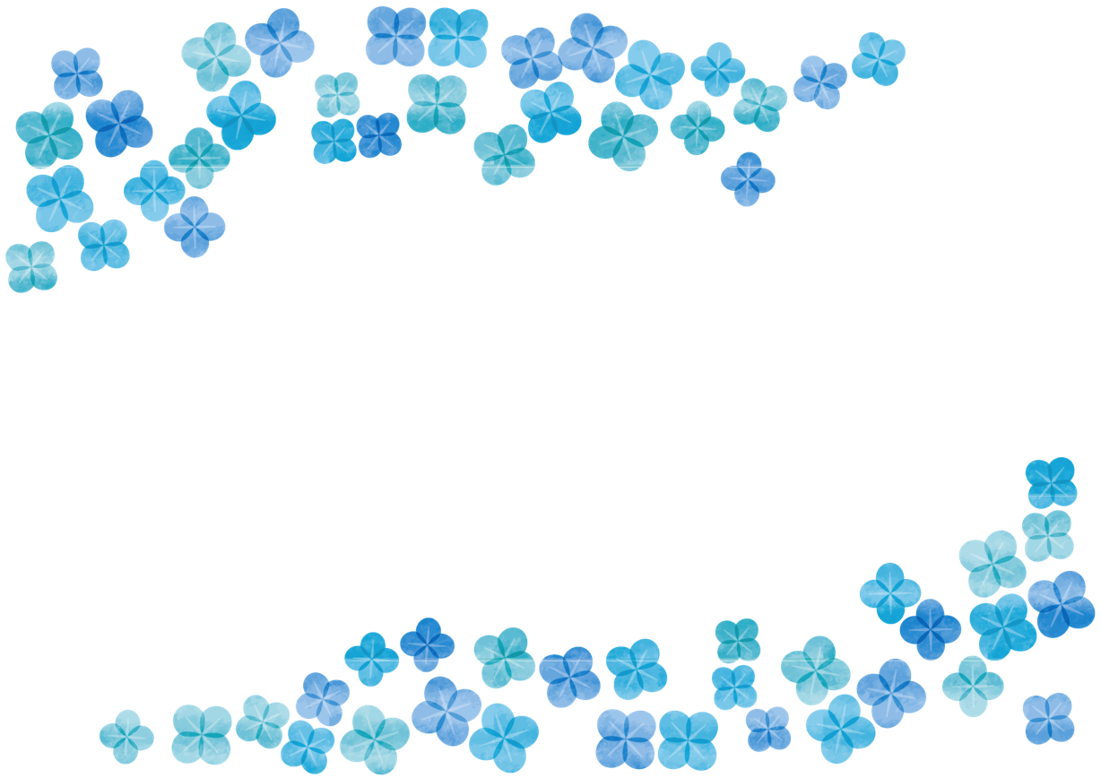 可愛いイラスト無料 あじさい 青色 水彩 背景 Free Illustration Hydrangea Blue Watercolor Background 公式 イラスト素材サイト イラストダウンロード