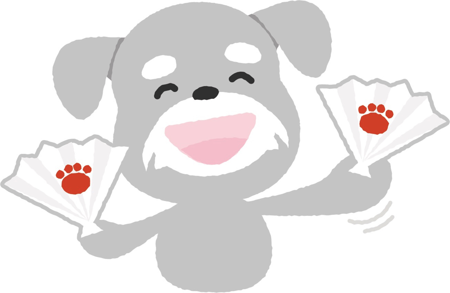 可愛いイラスト無料 犬 応援 Free Illustration Dog Cheering 公式 イラスト素材サイト イラストダウンロード