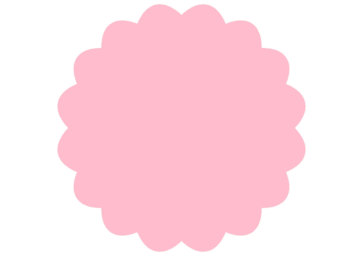 可愛いイラスト無料 シンプル やわらかい フレーム ピンク Free Illustration Simple Soft Frame Pink イラストダウンロード