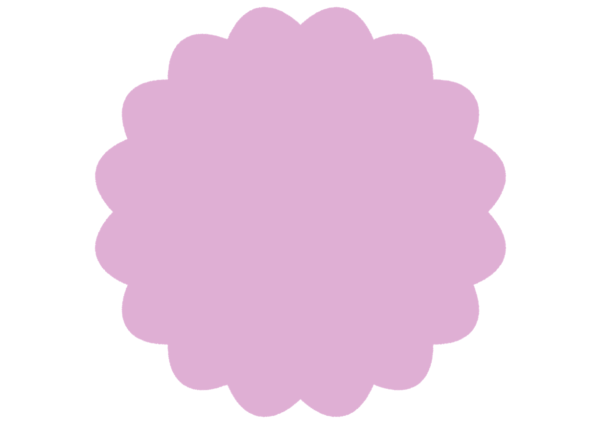 可愛いイラスト無料 シンプル やわらかい フレーム 紫色 Free Illustration Simple Soft Frame Purple 公式 イラスト素材サイト イラストダウンロード