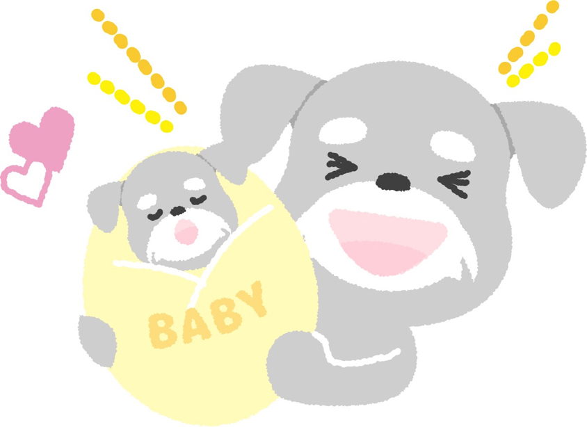 可愛いイラスト無料 犬 赤ちゃん Free Illustration Dog Baby 公式 イラスト素材サイト イラストダウンロード