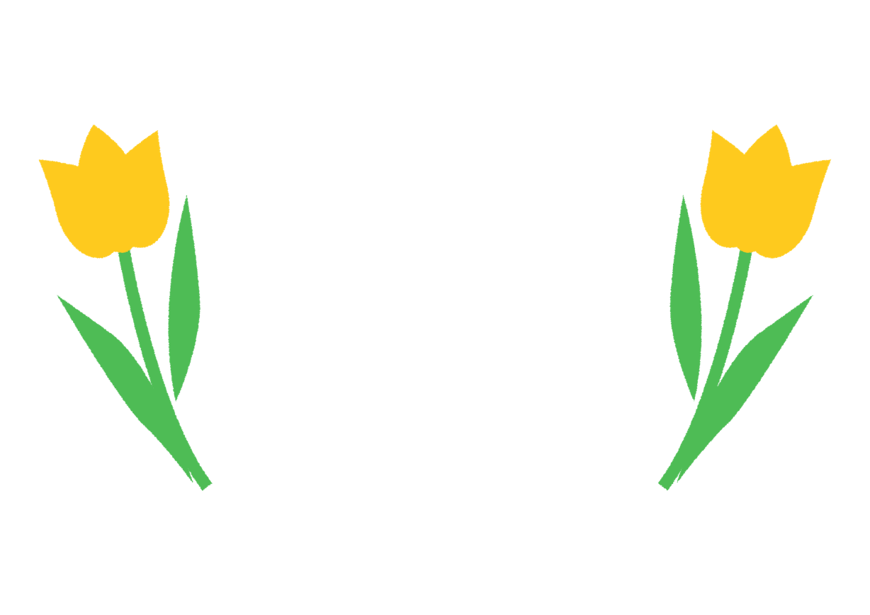 可愛いイラスト無料 チューリップ 黄色 背景 Free Illustration Tulip Yellow Background 公式 イラストダウンロード
