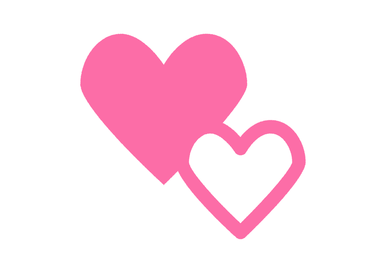 可愛いイラスト無料 ハートマーク ピンク Free Illustration Heart Symbol Pink 公式 イラスト素材サイト イラストダウンロード