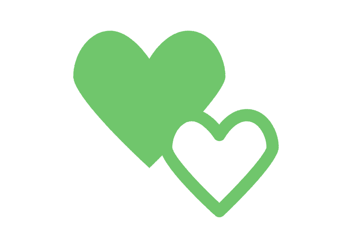 可愛いイラスト無料 ハートマーク 緑色 Free Illustration Heart Symbol Green 公式 イラストダウンロード