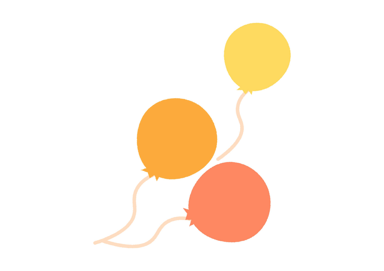 可愛いイラスト無料 風船 黄色 Free Illustration Balloon Yellow 公式 イラスト素材サイト イラストダウンロード
