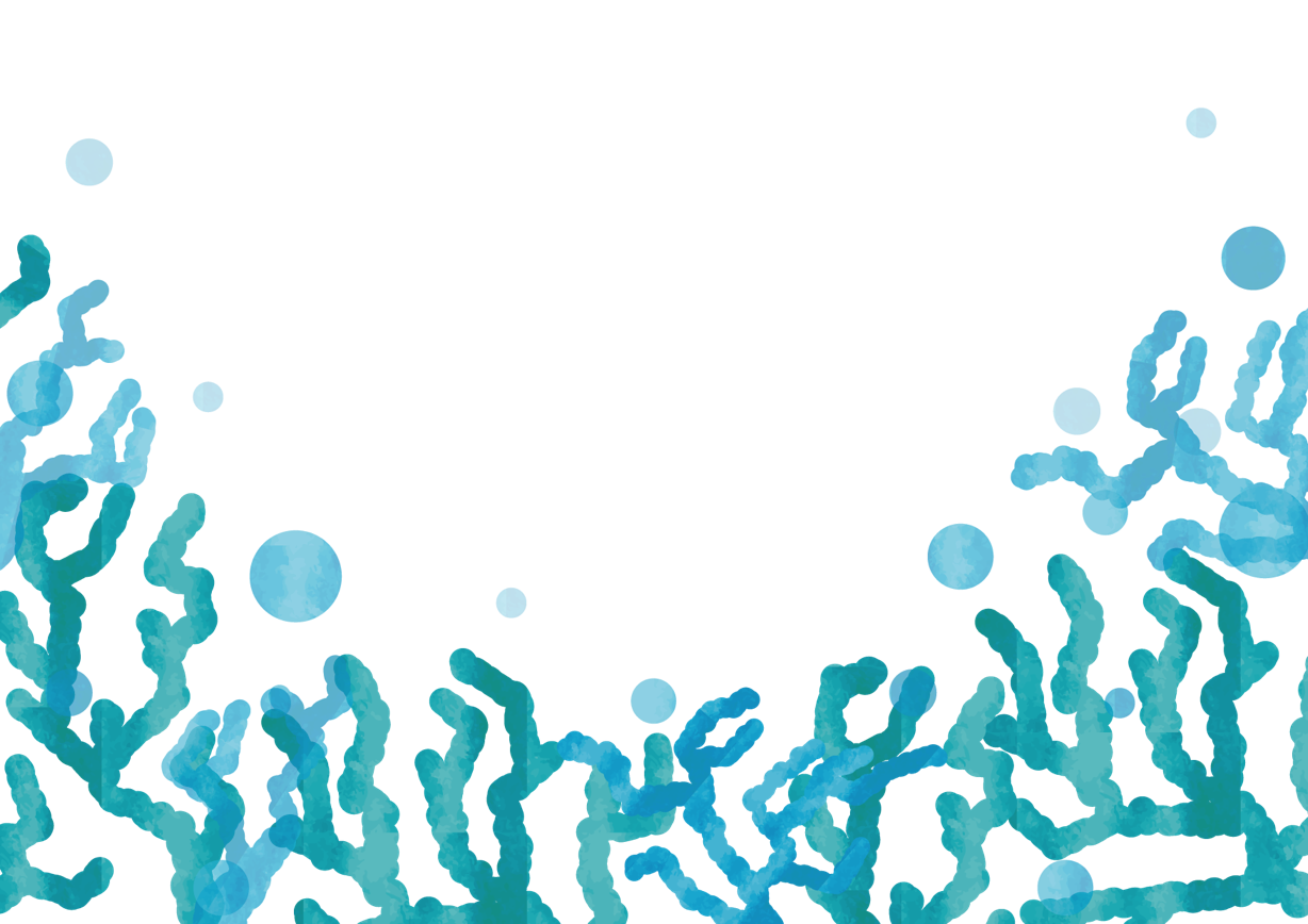 可愛いイラスト無料 珊瑚 さんご 背景 青色 Free Illustration Coral Background Blue 公式 イラスト素材サイト イラストダウンロード