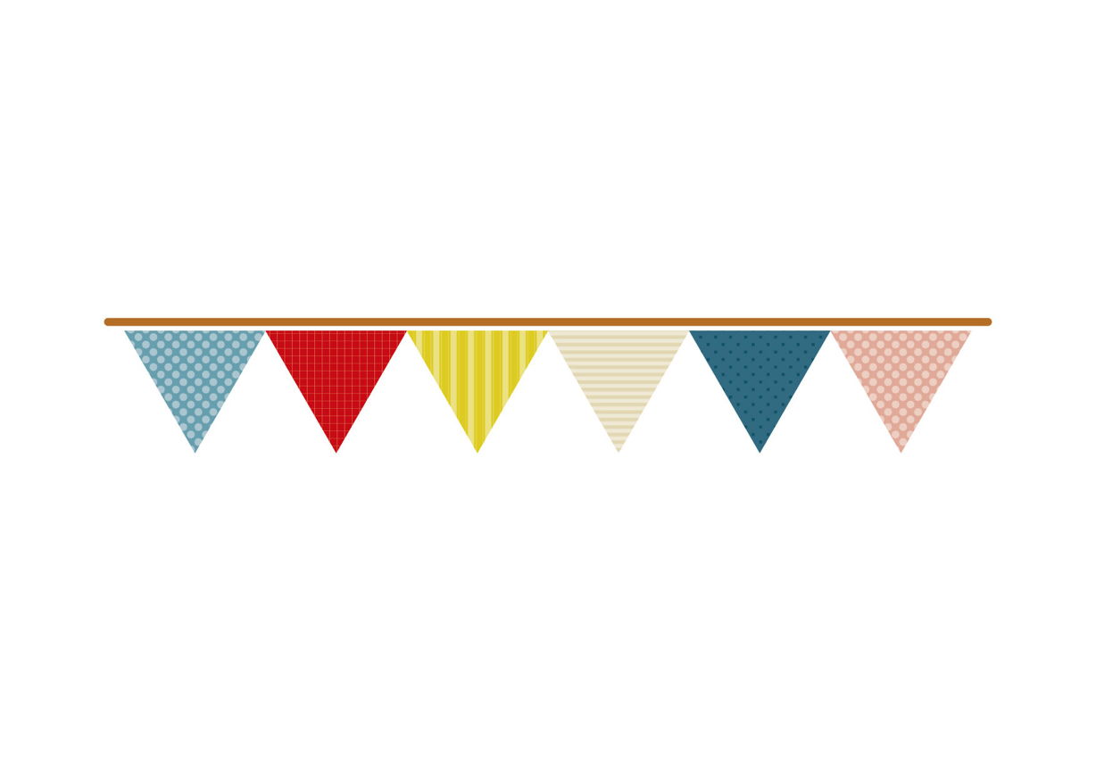 可愛いイラスト無料 フラッグ 三角 かわいい Free Illustration Flag Triangle Cute 公式 イラスト素材サイト イラストダウンロード