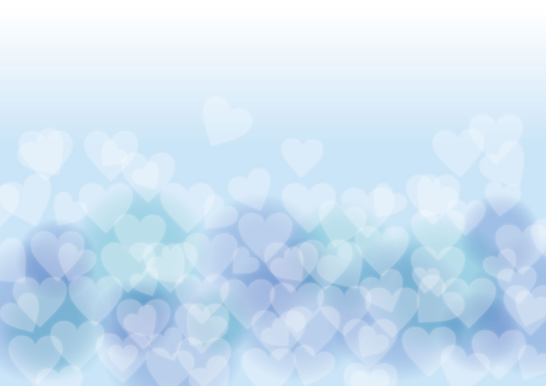 可愛いイラスト無料 バレンタイン 背景 やわらか ブルー ハート Free Illustration Valentine Background Soft Blue Heart 公式 イラストダウンロード