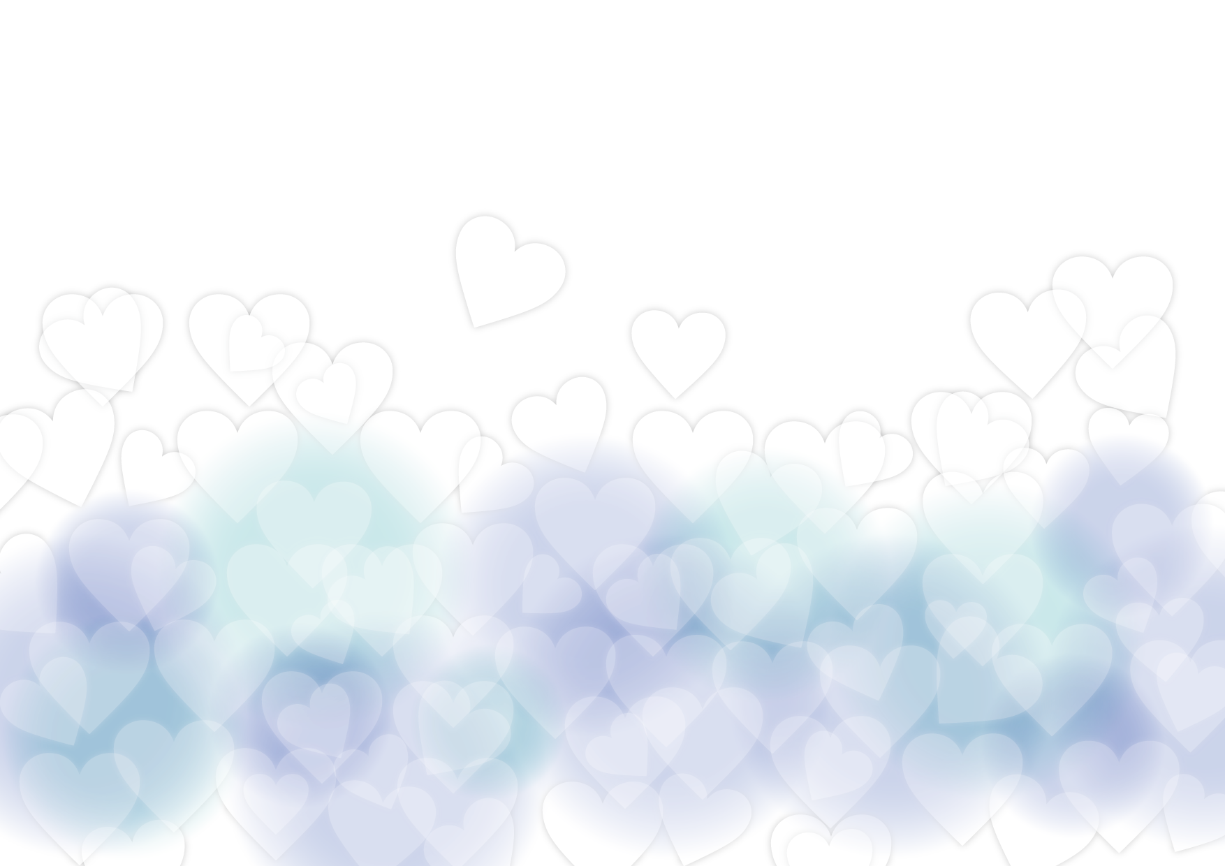 可愛いイラスト無料 バレンタイン 背景 やわらか ブルー ハート Free Illustration Valentine Background Soft Blue Heart 公式 イラスト素材サイト イラストダウンロード